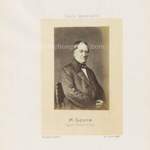 Alexandre Henri GOÜIN député Second Empire d'Indre et Loire - Albumine 6x10cm