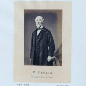 Pierre-Frédéric DORIAN député Second Empire de la Loire - Albumine par Franck 6x10cm