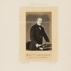 Victor Ambroise de LANJUINAIS député Second Empire de la Loire Inférieure - Albumine 6x10cm