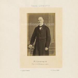 Charles LOUVET député Second Empire du MAINE et LOIRE - Albumine 6x10cm