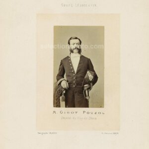 François GIROT-POUZOL député Second Empire du Puy-de-Dôme - Albumine 6x10cm