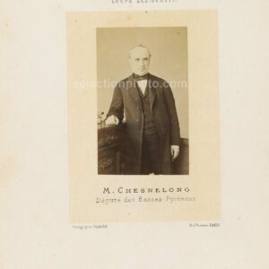 Charles CHESNELONG député Second Empire des Basses-Pyrénées - Albumine 6x10cm
