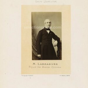 Raymond LARRABURE député Second Empire des Basses-Pyrénées - Albumine 6x10cm