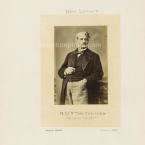 Eugène de COËHORN député Second Empire des Bas-Rhin - Albumine 6x10cm