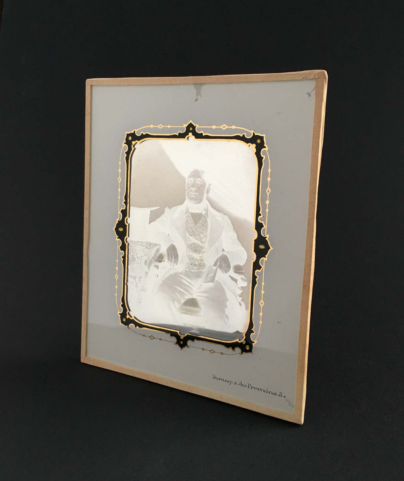 daguerreotype-philippe-derussy-02 Daguerréotype Philippe DERUSSY - 1/6eme de plaque - L'homme au portefeuille 1845