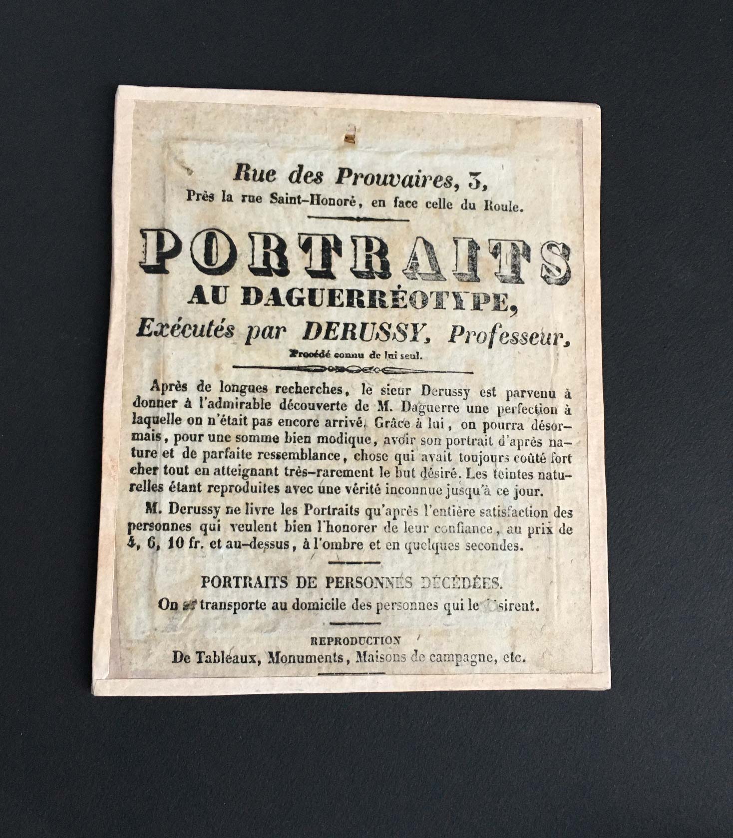 daguerreotype-philippe-derussy-03 Daguerréotype Philippe DERUSSY - 1/6eme de plaque - L'homme au portefeuille 1845
