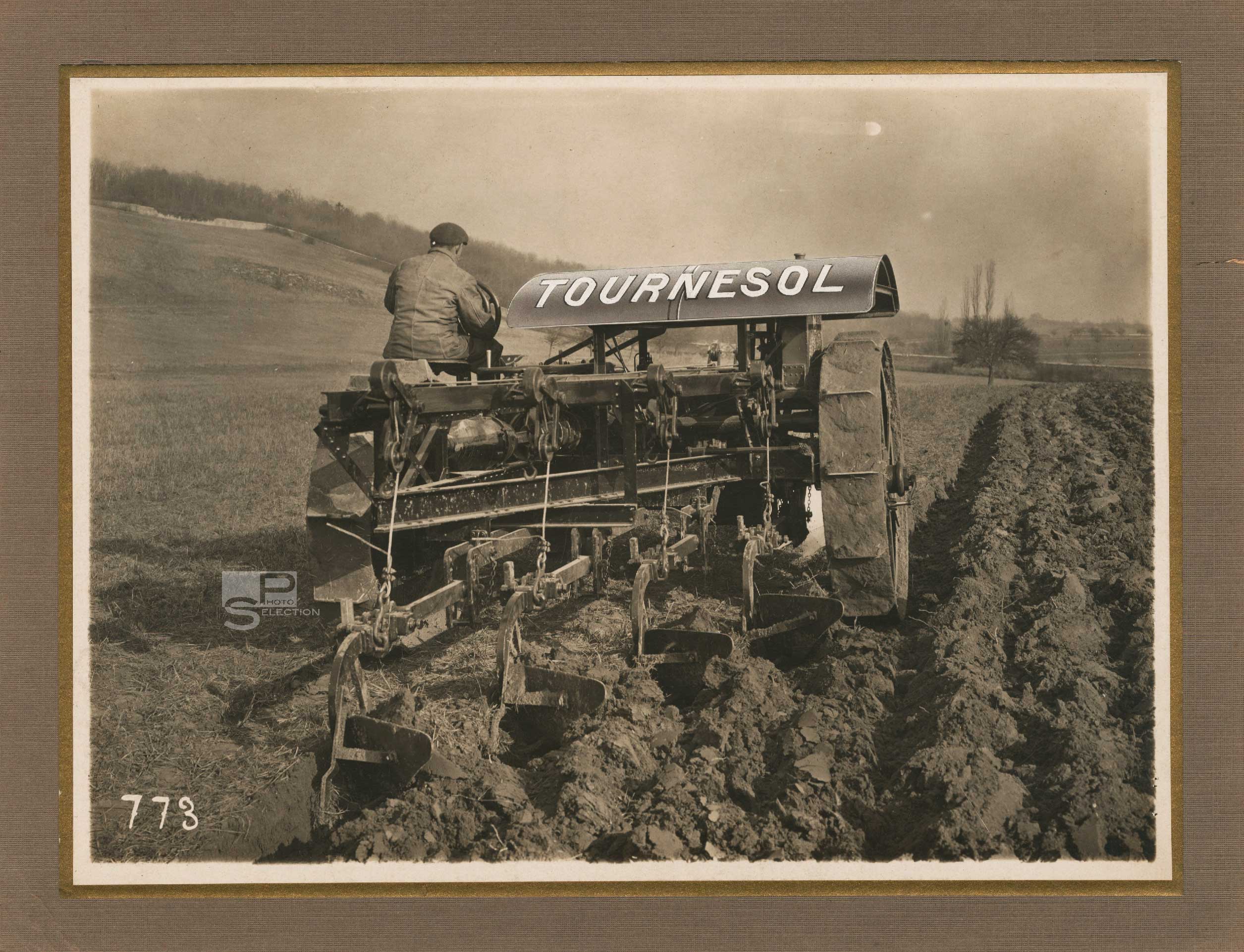 Publicité TOURNESOL 1930 - Tirage Argentique RETOUCHÉ - 23x16cm
