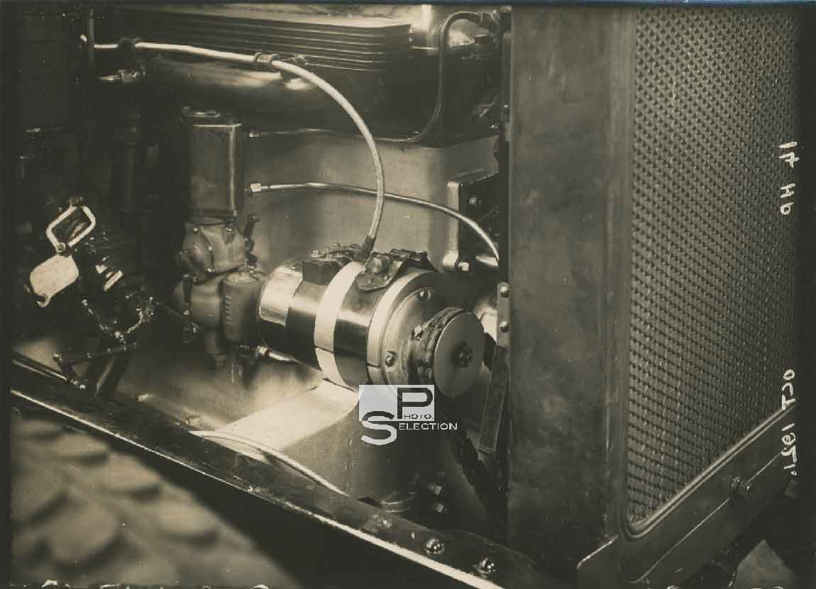 SUNBEAM 14 hp 1921 - 9 photos de détails mécaniques - Tirages Originaux 16x12cm