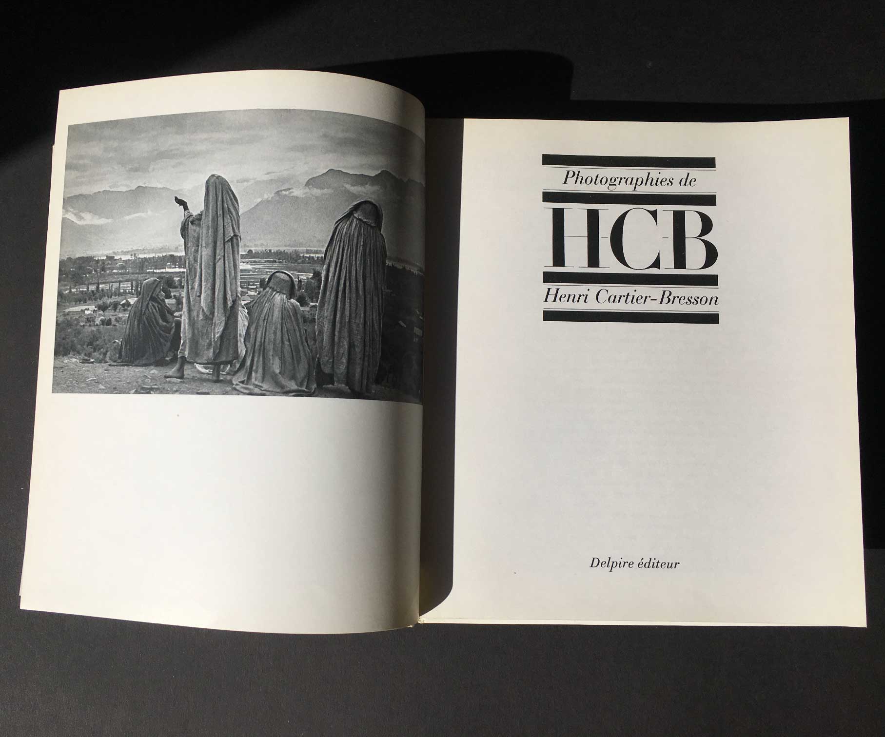 Livre - Photographies de HCB - Henri Cartier Bresson - Delpire 1963