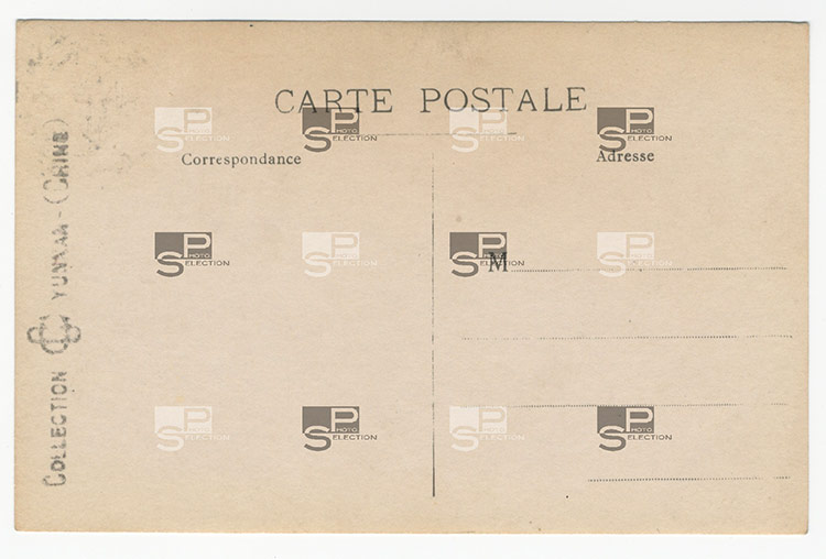 mengzi-mengtsz-yunnan-chine-dos MENGZI (Mengtsz) - YUNNAN - Chine 1912 - 14 Tirages Argentiques Originaux 11x8cm