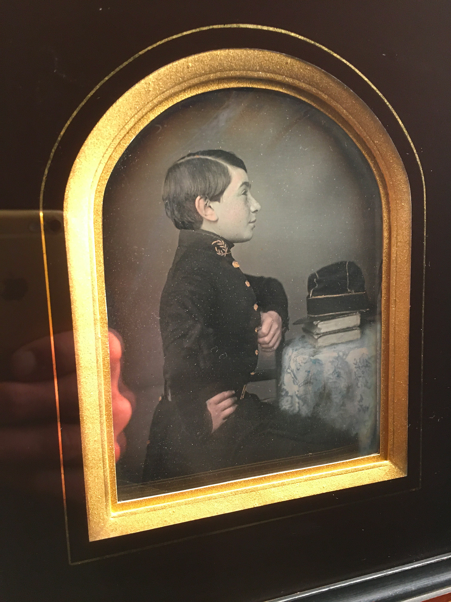 marquis-de-miramon-daguerreotype-millet-1:4-de-plaque-02 Marquis de Miramon de Profils - Daguerréotype 1/4 - François MILLET - vers 1850